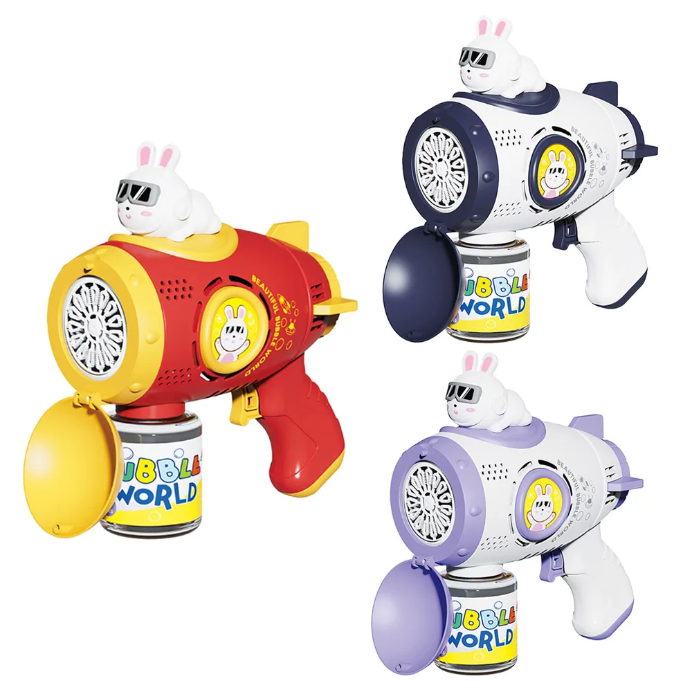 

Bubble Machine Rocket Fully Automatic 15 Holes Shape Spaceman Blower With Light Bubble Gun Boys Girls Toys Childrens Day Gift