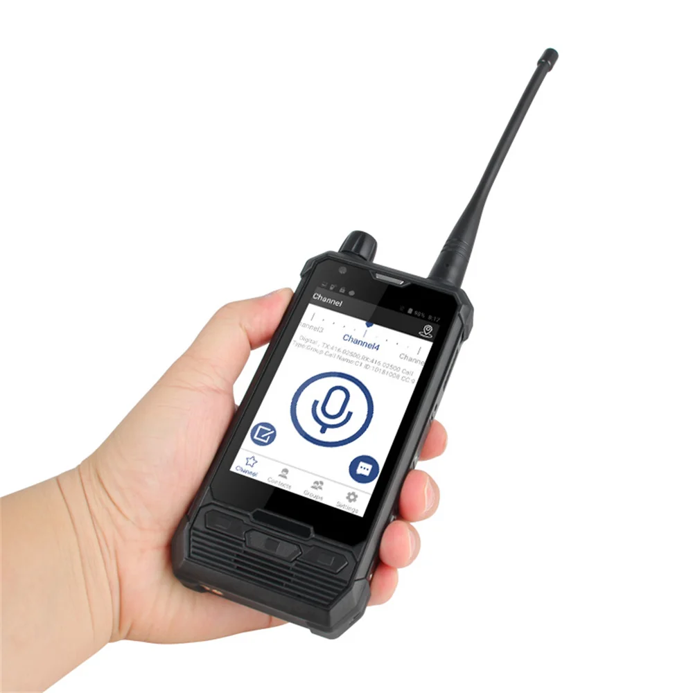UNIWA P2 Plus IP67 Прочный мобильный телефон Zello 4W DMR UHF Ретранслятор Walkie Talkie Смартфоны