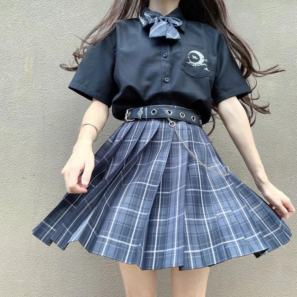 

Plaid Skirt Women Pleated Skirt Mini Skirts Womens 2022 Pink Black Tennis Skirt Goth Y2k Korean Style Faldas School Girl Uniform