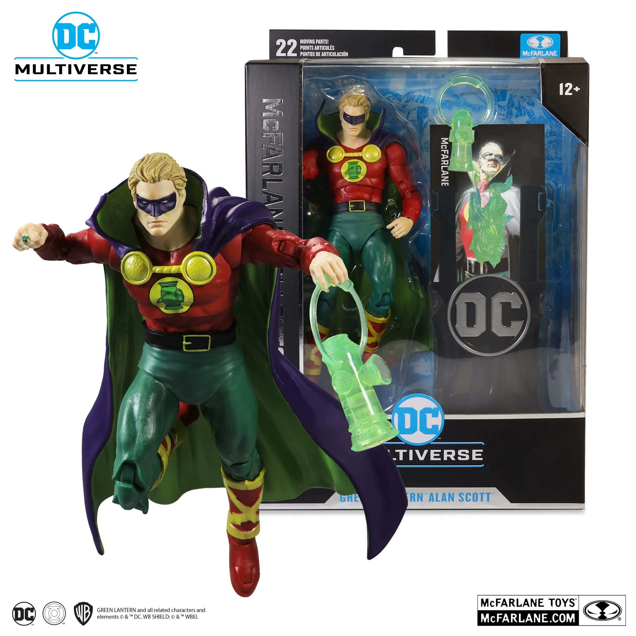 

Original 7" Pvc Mcfarlane Toys Green Lantern Alan Scott Day Of Vengeance Mcfarlane Collector Edition Anime Figure Toys Gifts
