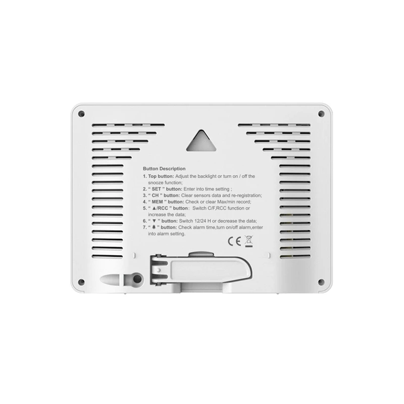 Беспроводная цветная метеостанция домашний гигрометр термометр барометр