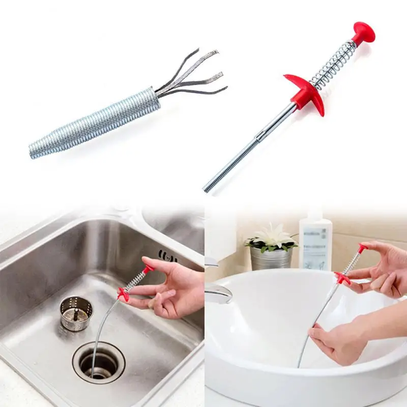 

Cleaning Brush Multi-tool New Bendable Flexible For Bathroom Hair Sewer Sink Kitchen Accessories Remover Tools Bendable Brush