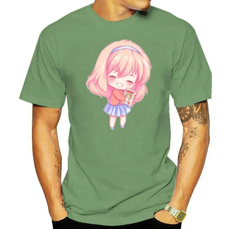 Я люблю манга милая Аниме Chibi Otaku Kawaii Mangaka девушка подарок черная футболка M-...