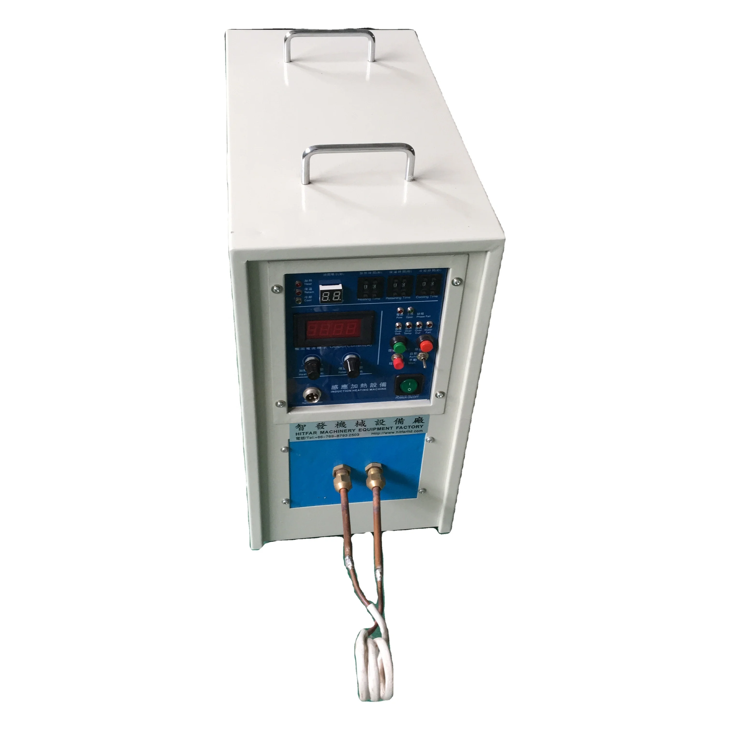 

Hitfar Machinery 25kva 30khz to 100khz Induction Heating Tips Brazing Machine for Turning and Lathe Tools