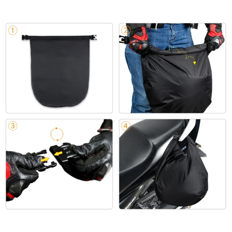 

Motorcycle Backpack Riding Helmet Bag Helmet Protection Bag Motorcycle Helmet Lid Soft Pocket Dust Bag Waterproof GTWS