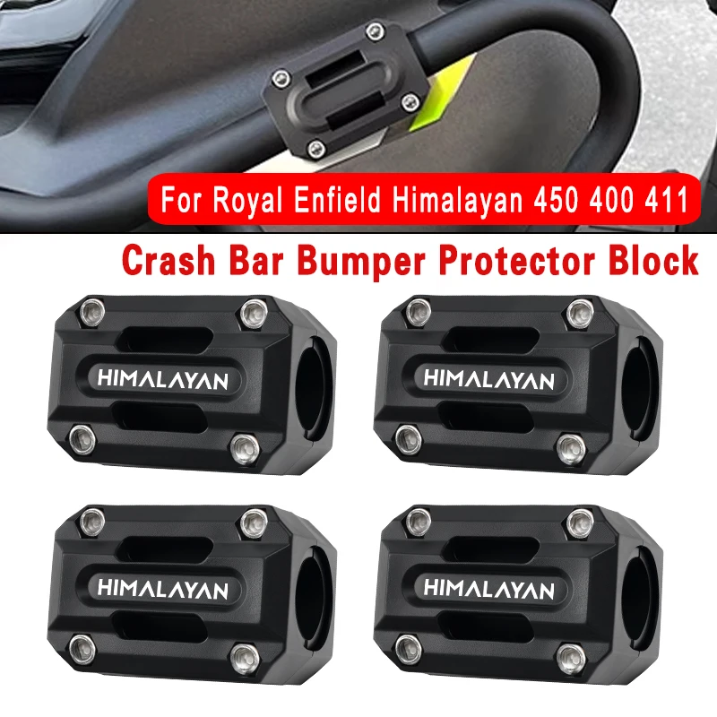 Фото Аксессуары для мотоциклов Royal Enfield Himalayan 450 400 411 HIMALAYAN450 2025: Защита двигателя, декоративный бампер, защитный блок №1