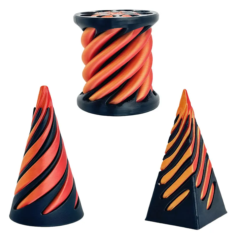 

Игрушка-непоседа спиральный конус 3 штуки