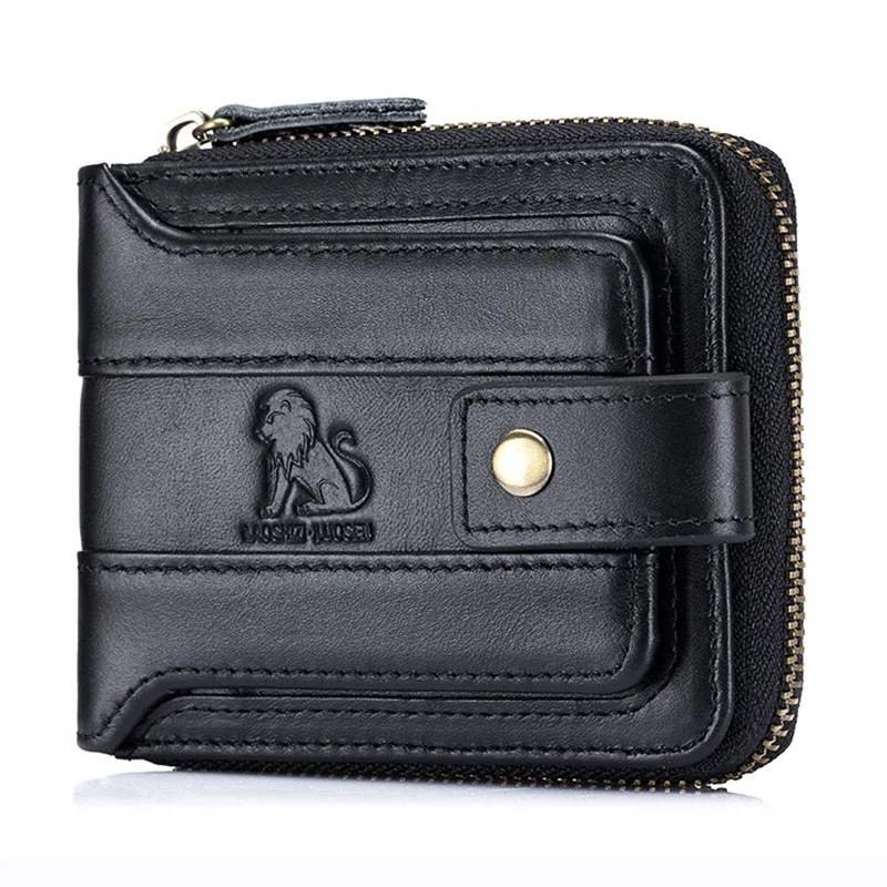 Мужской бумажник из воловьей кожи