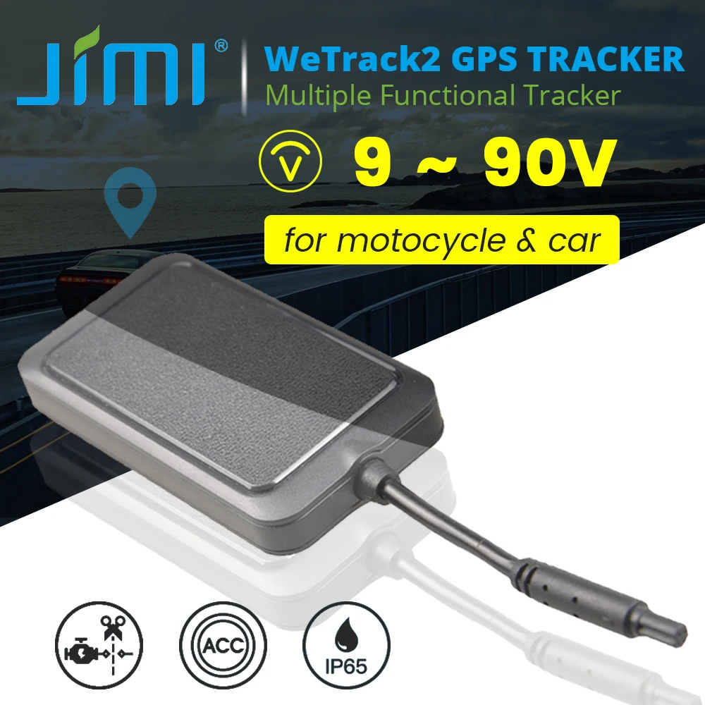Автомобильный GPS-трекер Jimi Wetrack2 с батареей IP65 ...