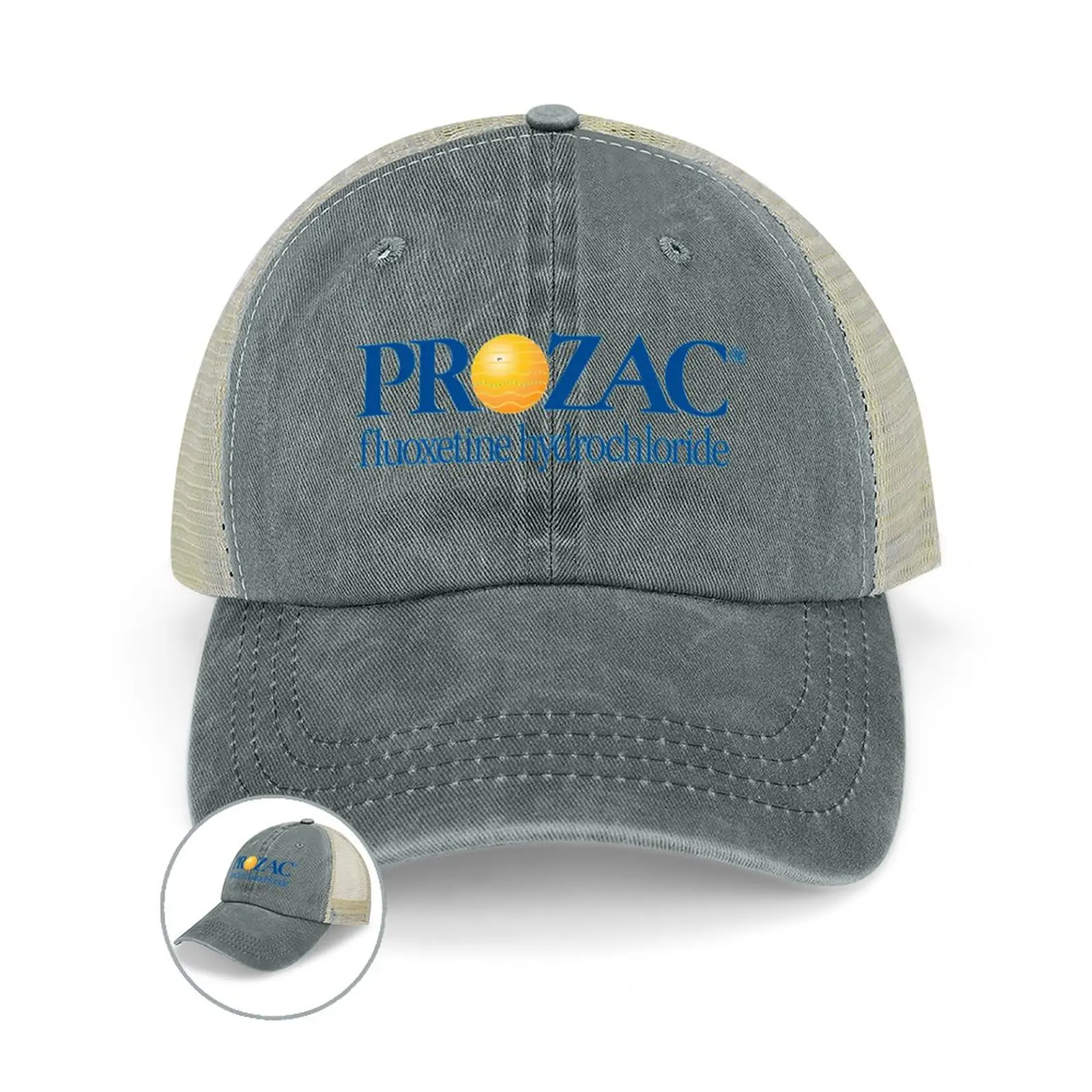 Ковбойская шляпа Prozac роскошная брендовая с защитой от ультрафиолета