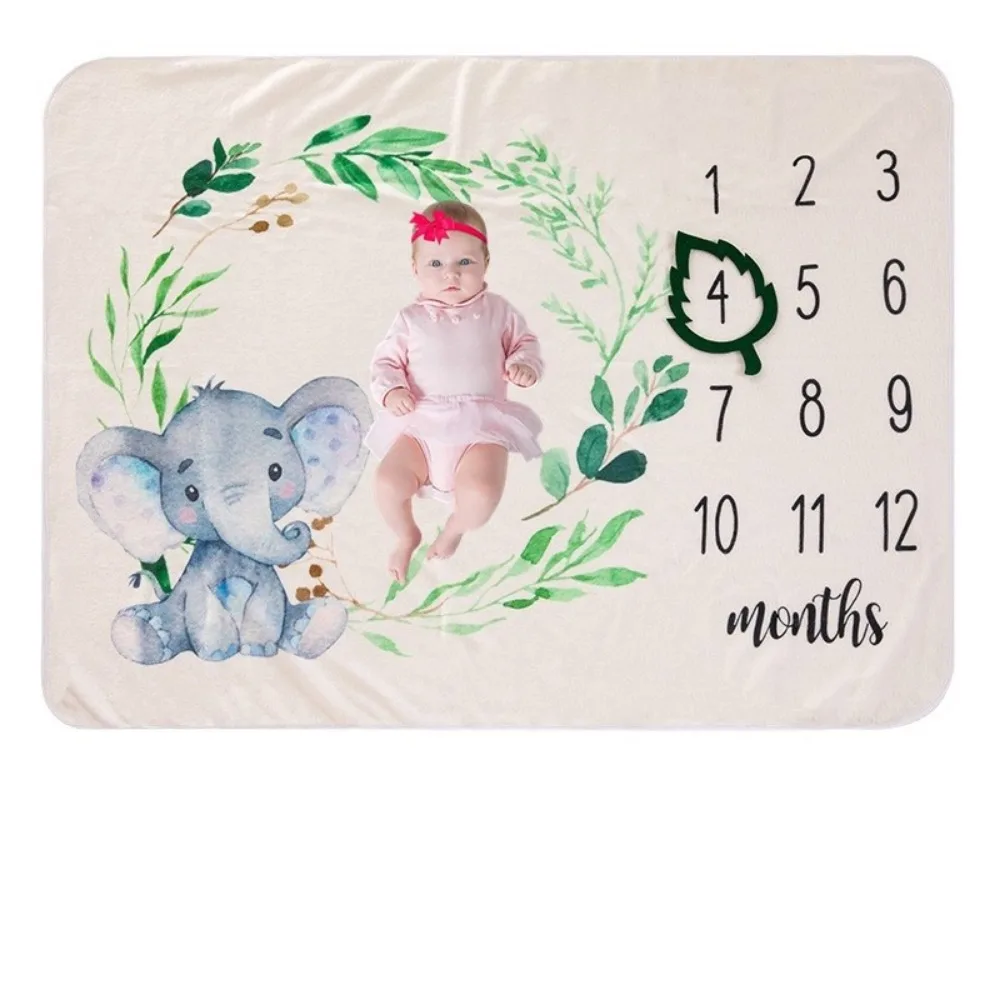 Детское одеяло для фотосъемки фотореквизит в честь месяца