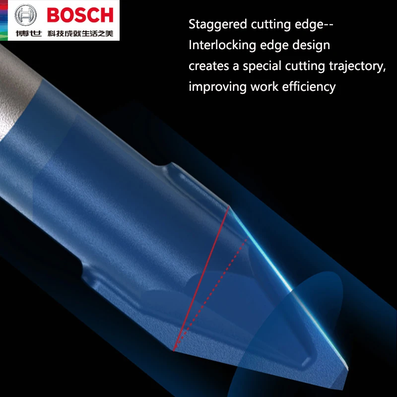 BOSCH Hex-9 твердые керамические сверла EXPERT Маленькая синяя стрелка Мраморный пол