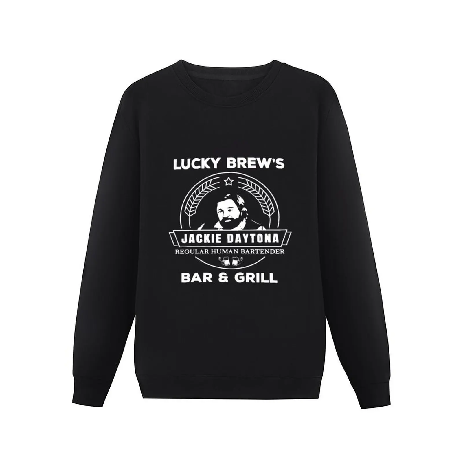 Футболка Jackie Daytona обычный человеческий бармен прозрачный пуловер с капюшоном