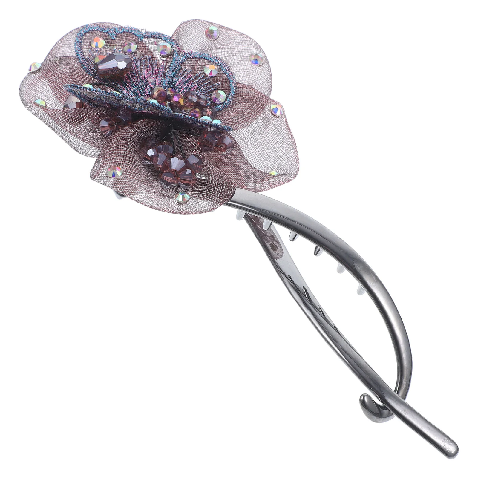 

Headgear Teens Hair Barrette Clamps Twist Clip Barrettes Girls Rope Womens Alloy Clips Miss
