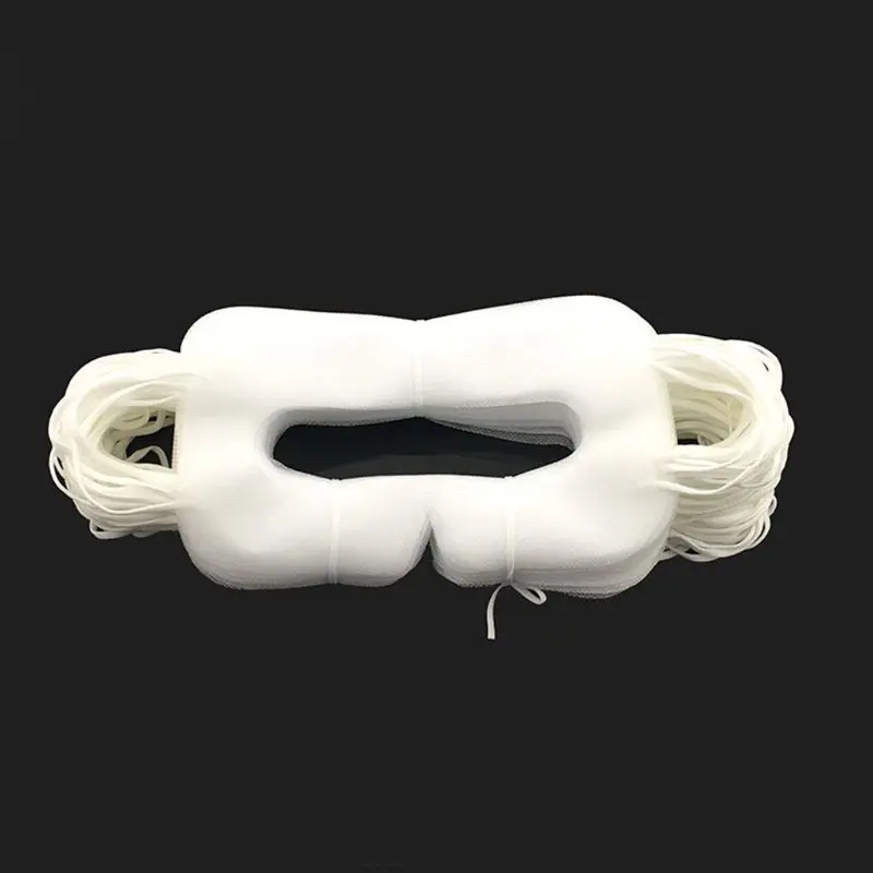 100 шт. белые нетканые подушечки для глаз одноразовые 3D-очки изоляция защита от