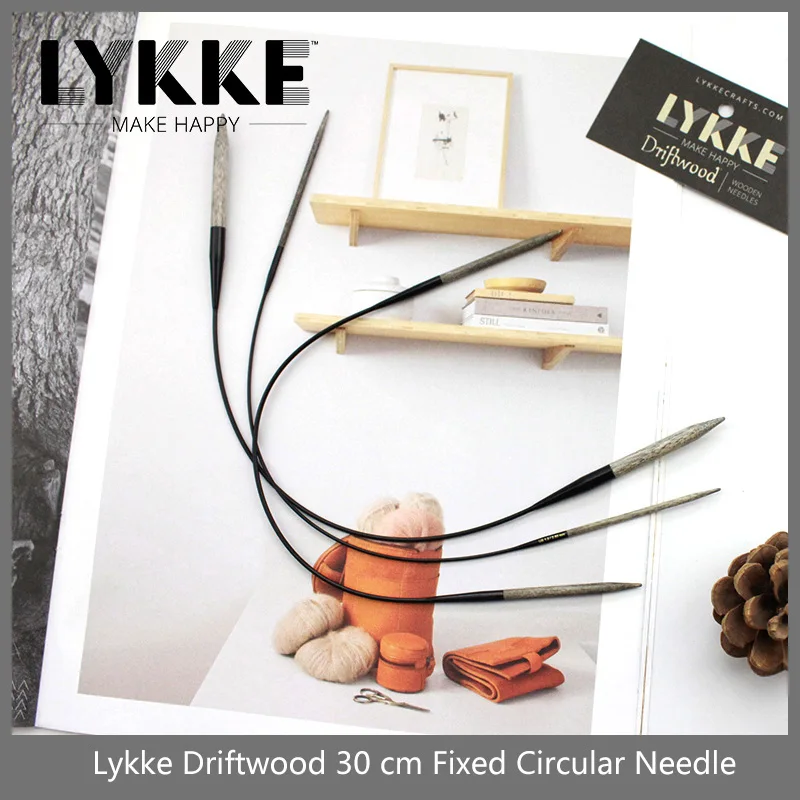 Фиксированная круглая игла LYKKE Driftwood 30 см 1 шт.