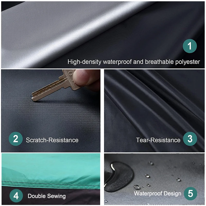 Универсальные Уличные Автомобильные Чехлы Водонепроницаемые С Защитой От
