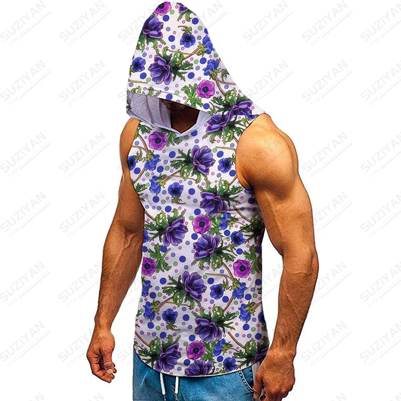 

Printing Top Quality Fashion Designer Mens Tank Top New Printing Anime Sleeveless Vest Japanese Summer Male Hot Selling