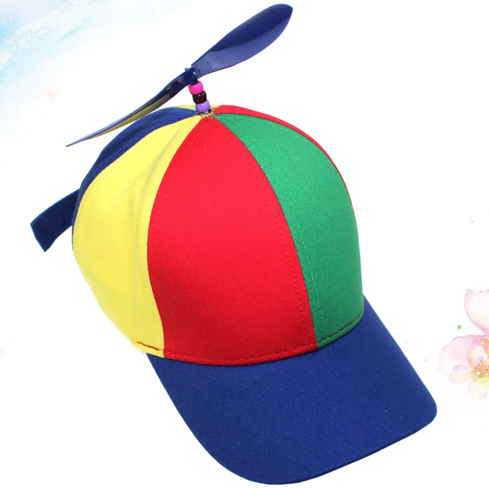 

Hat Baseball Propeller Hats Cap Helicopter Dragonflyrainbow Sunkids Caps Sillynovelty Summer Beaniecolorfuldetachable Funny