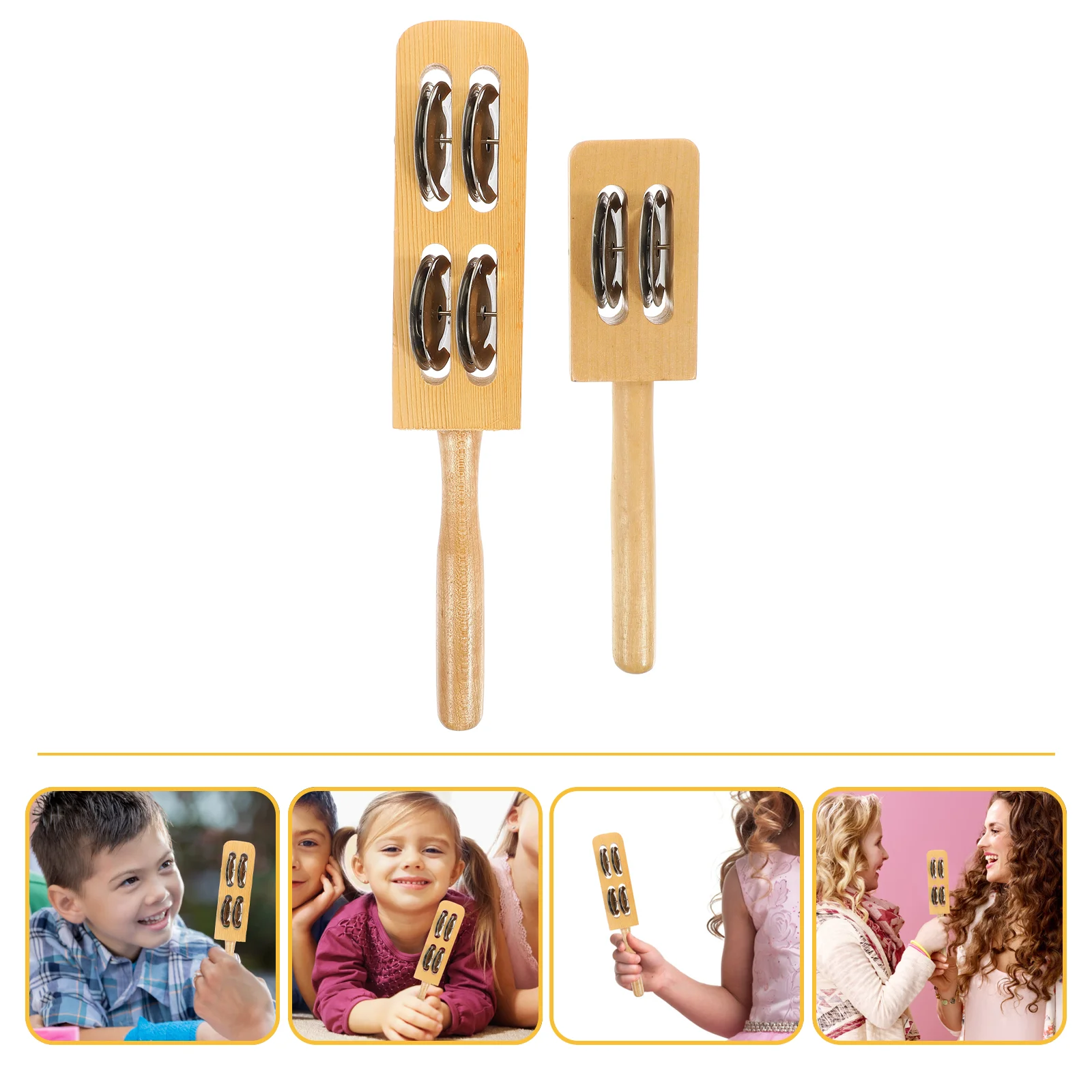 

2 Pcs Instrumentos Musicales Para Adultos Orff Eraser Toddler Plaything Percussion Toys Tool Kids Educational Child Baby