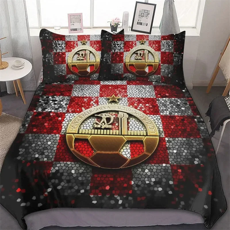 Новый комплект постельного белья H-Hapoel Beer Sheva пододеяльник наволочка King Queen Twin Size