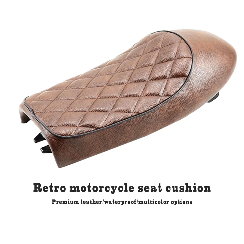 Кожаный чехол для мотоциклетной подушки в стиле ретро Сменное винтажное седло