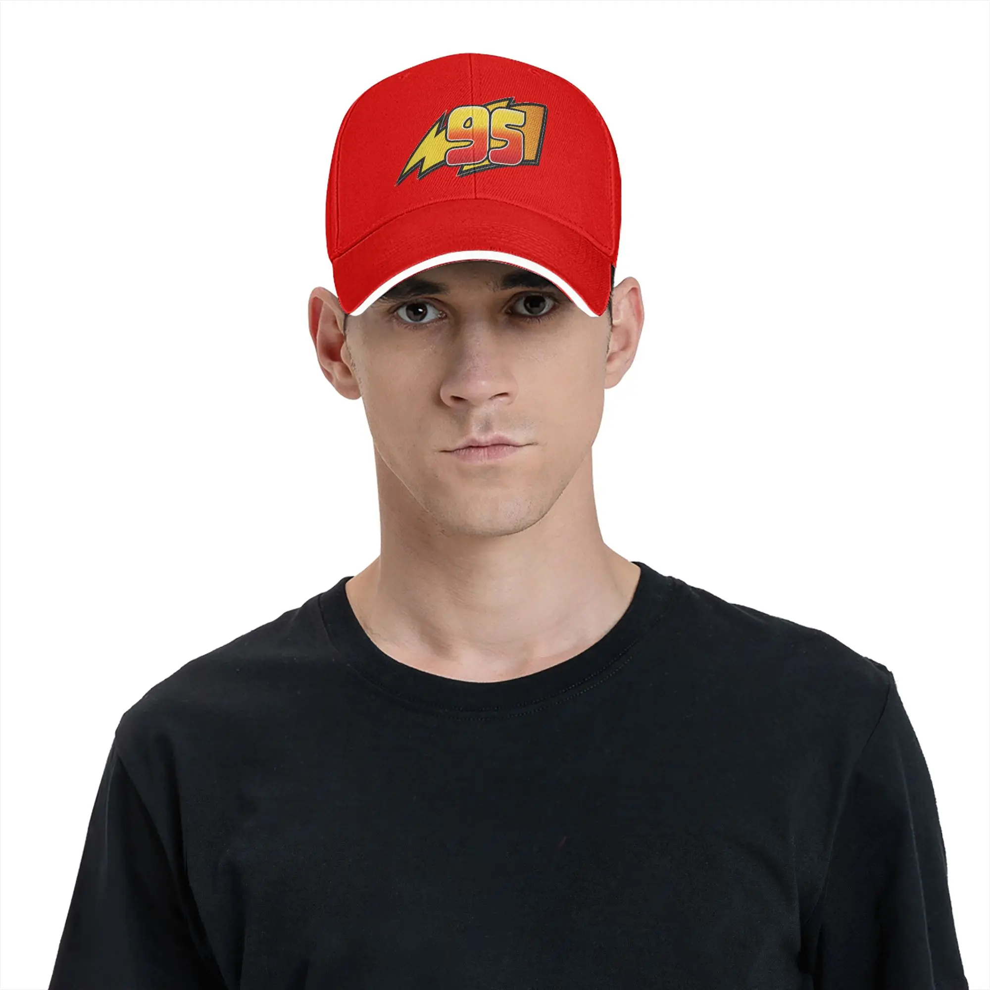 Бейсболка с логотипом Lightning Mcqueen 95, летняя мужская кепка-тракер, оптовая продажа, повседневные кепки для походов и рыбалки (art.: 3920da4b173da) - 3920da4b173da