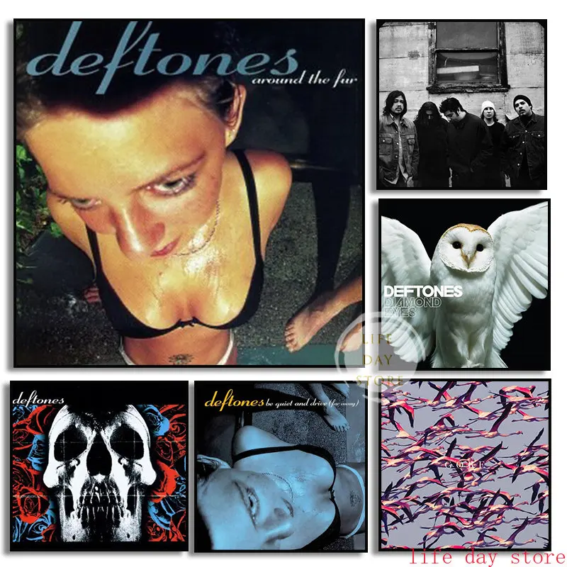 

Музыкальный альбом Deftones Singer, постеры, Картина на холсте, поп-группа, винтажный принт, современная семья, гостиная, настенный подарок, эстетич...