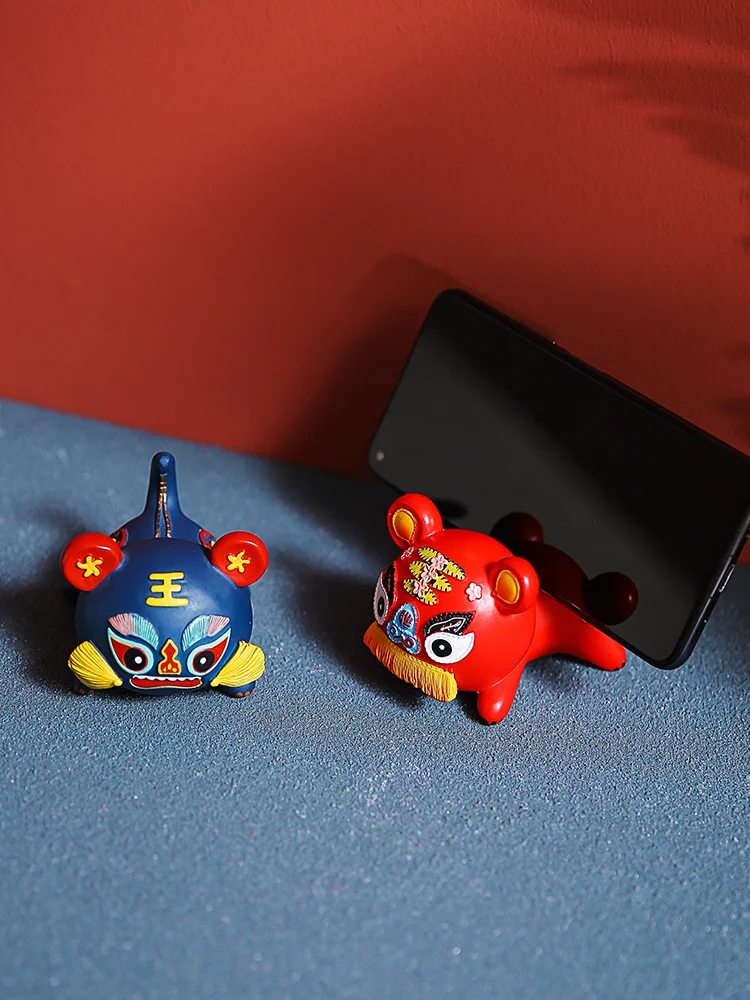 

Year Mascot Twelve Zodiac Decoration Annual Meeting Gifts Five Tigers near the Door Lucky Blessing Creative Mobile