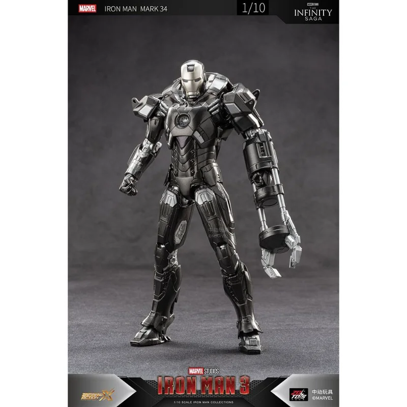 Фото Игрушка-фигурка Zhongdong Toys: Оригинальная подвижная модель Железного Человека Marvel Avengers MK34 №5