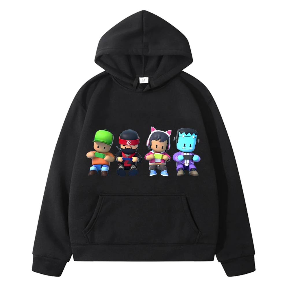 

Stumble Guys kids Hoodies Fleece sweatshirt Anime hoodie y2k sudadera boy girls clothes Casual Pullover Children clothing hoodie