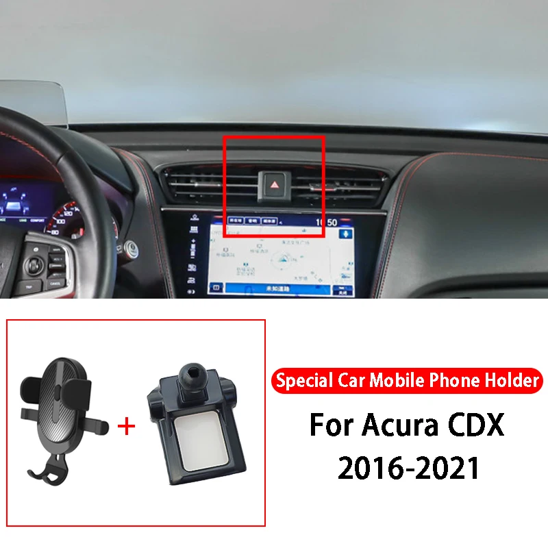 

Car Phone Holder For Acura CDX 2016-2021 Car Styling Air Vent GPS Stand Cellphone Special Mount Support Navigation Bracket