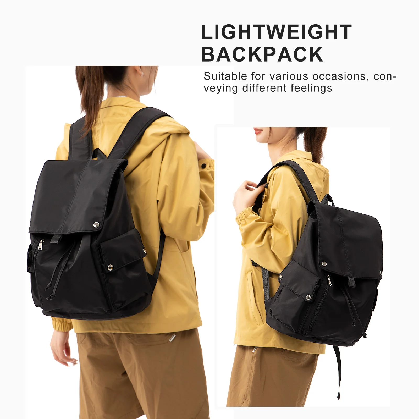 Классический Нейлоновый Водонепроницаемый Рюкзак Унисекс Для Мужчин И Женщин