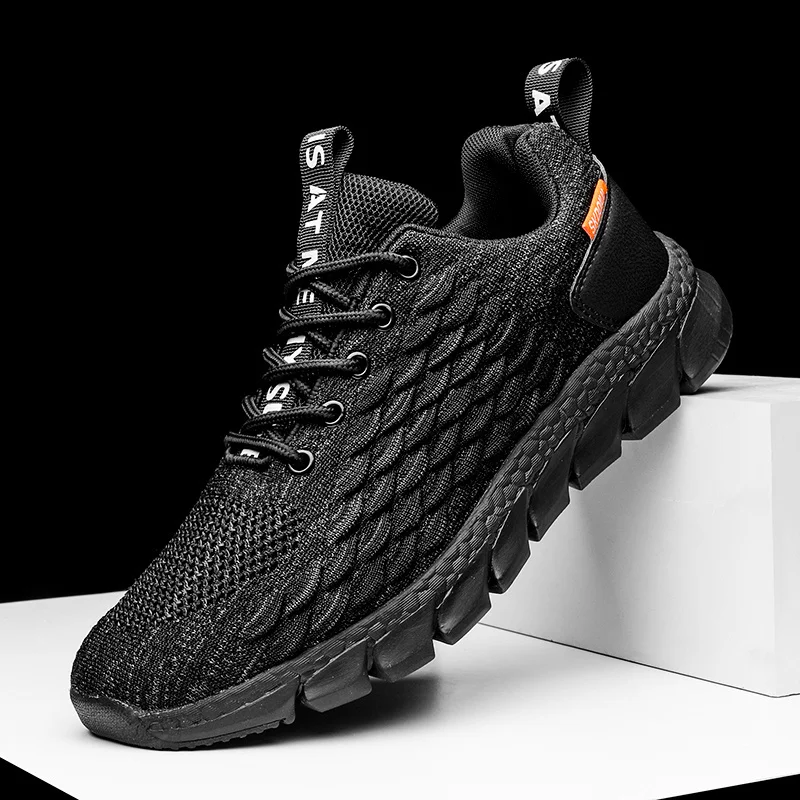 

Men Shoes Sneakers Fashion Casual Shoes Mesh Elastic Non-slip Vulcanized Shoes Breathle Tennis Shoes For Men Zapatillas Hombre