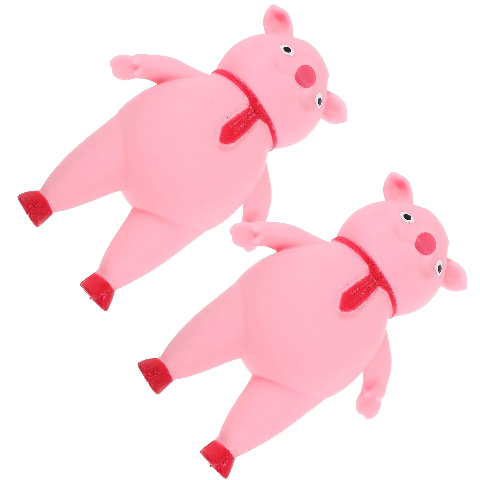 

2 Pcs Toy Adorable Shaped Toys Household Cartoon Squeeze Funny Sensory Supple