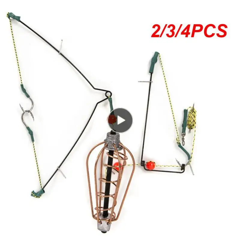 

2/3/4PCS Role Feeder Quasi Precise Fish Lure Feeder Structure Is Precise Nest Cracker Easy To Carry Fishing Tools 1 Nocker