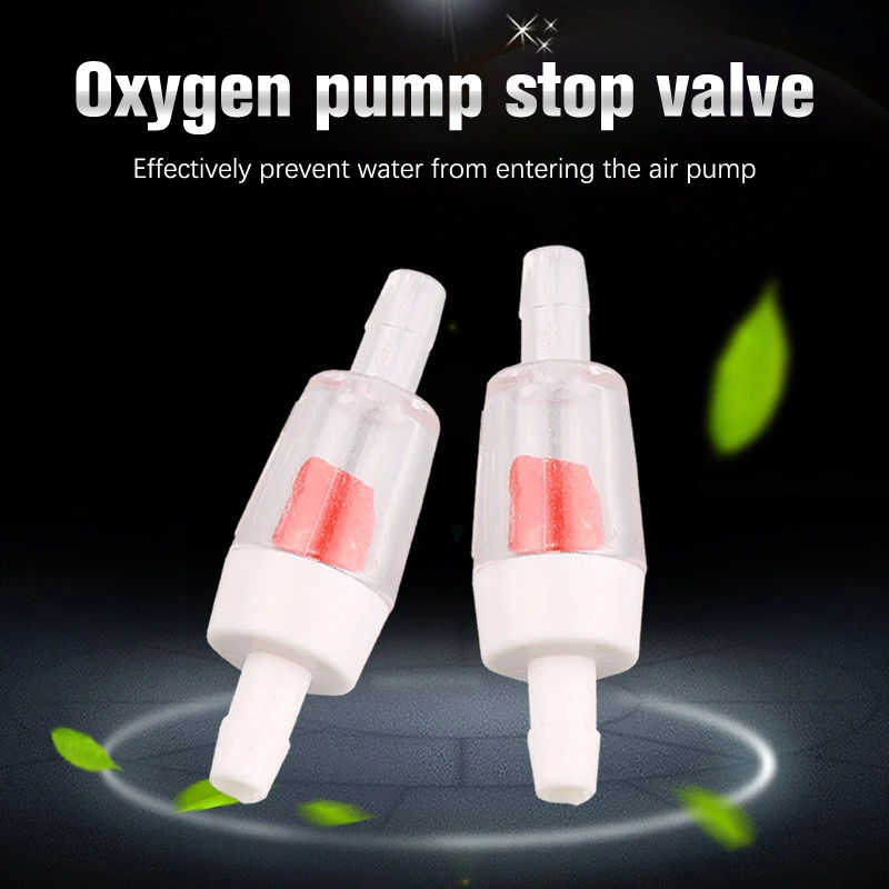 

10pcs Oxygen Pump Tracheal Check Valve Home Fish Tank Aquarium Non Return Check Valve Air Increasing Pump Accessories
