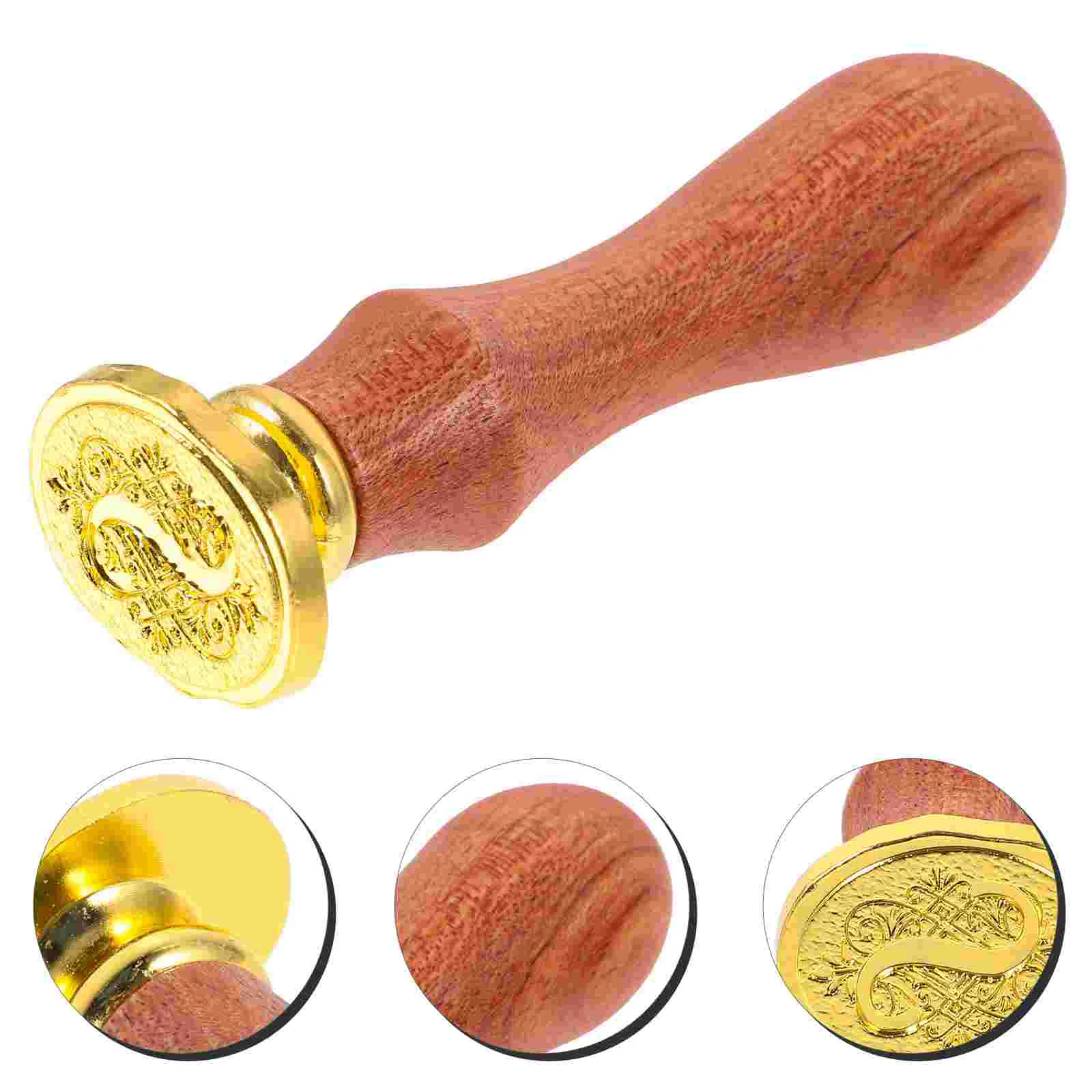 

Head Wax Stamp Wax Stamp Tool Wax Stamp Letter Was Stamp with Long Wooden Handle