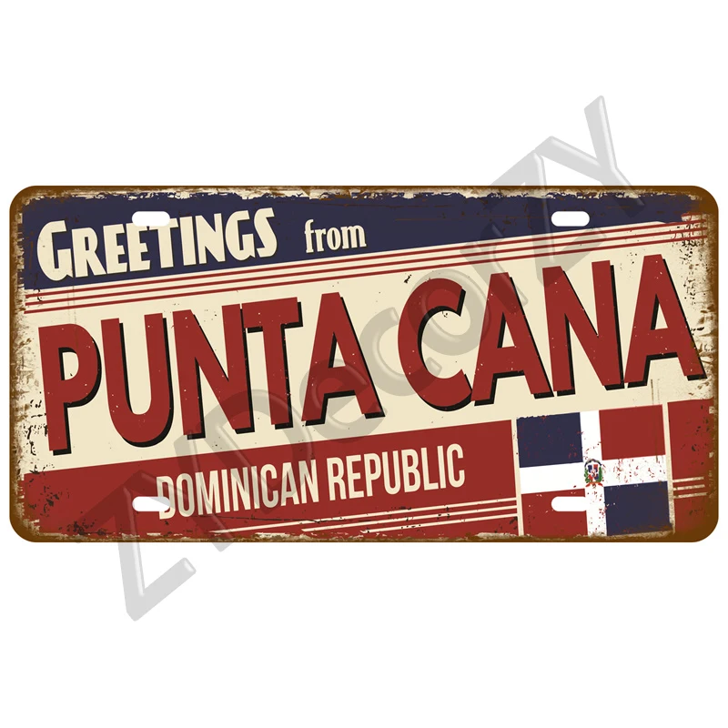 

Металлическая табличка в стиле ретро