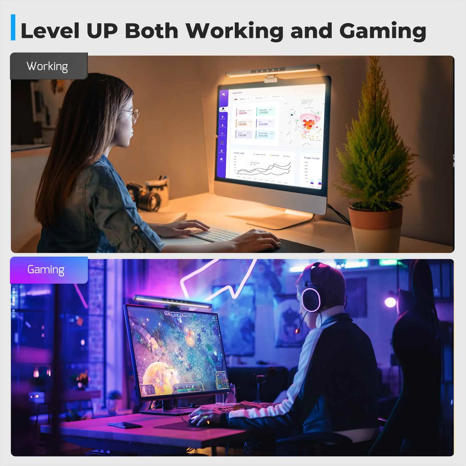 Регулируемый цвет для компьютера 5 В 2 А