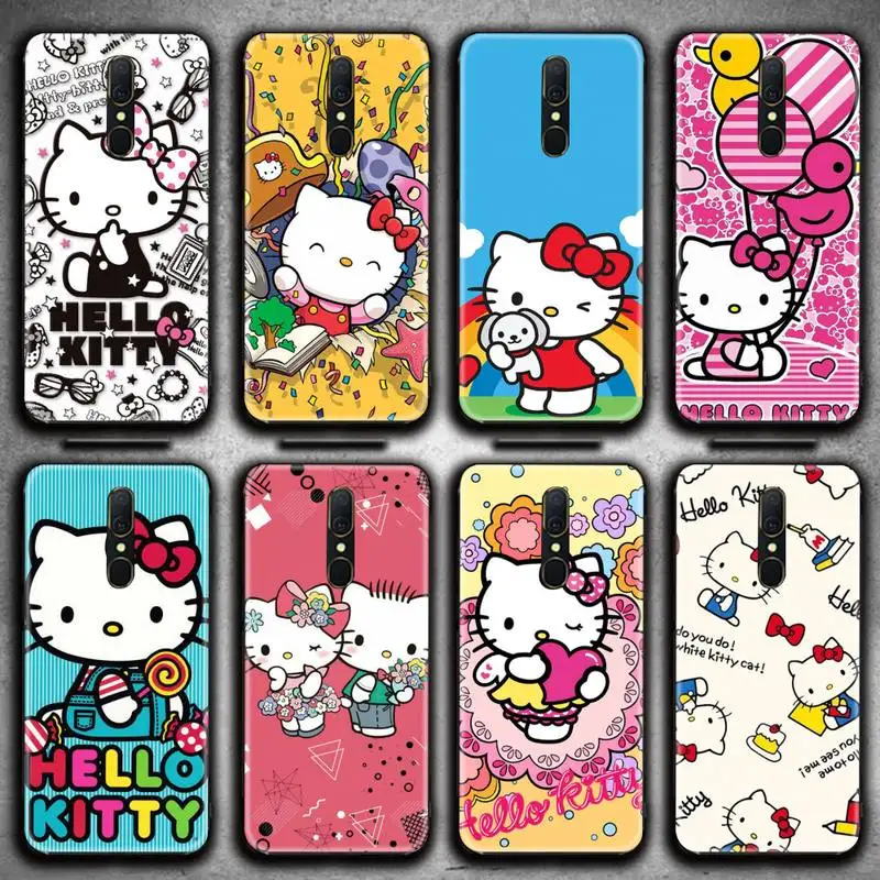 

Cute Gift Hello Kitty Pattern Phone Case For Oppo A5 A9 2020 Reno2 z Renoace 3pro A73S A71 F11