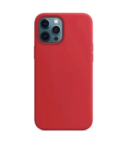 

Силиконовый Магнитный чехол с жидким анимационным рисунком для iPhone 12 Pro Max 12 Mini, чехол для беспроводной зарядки с защитой от падения, красный