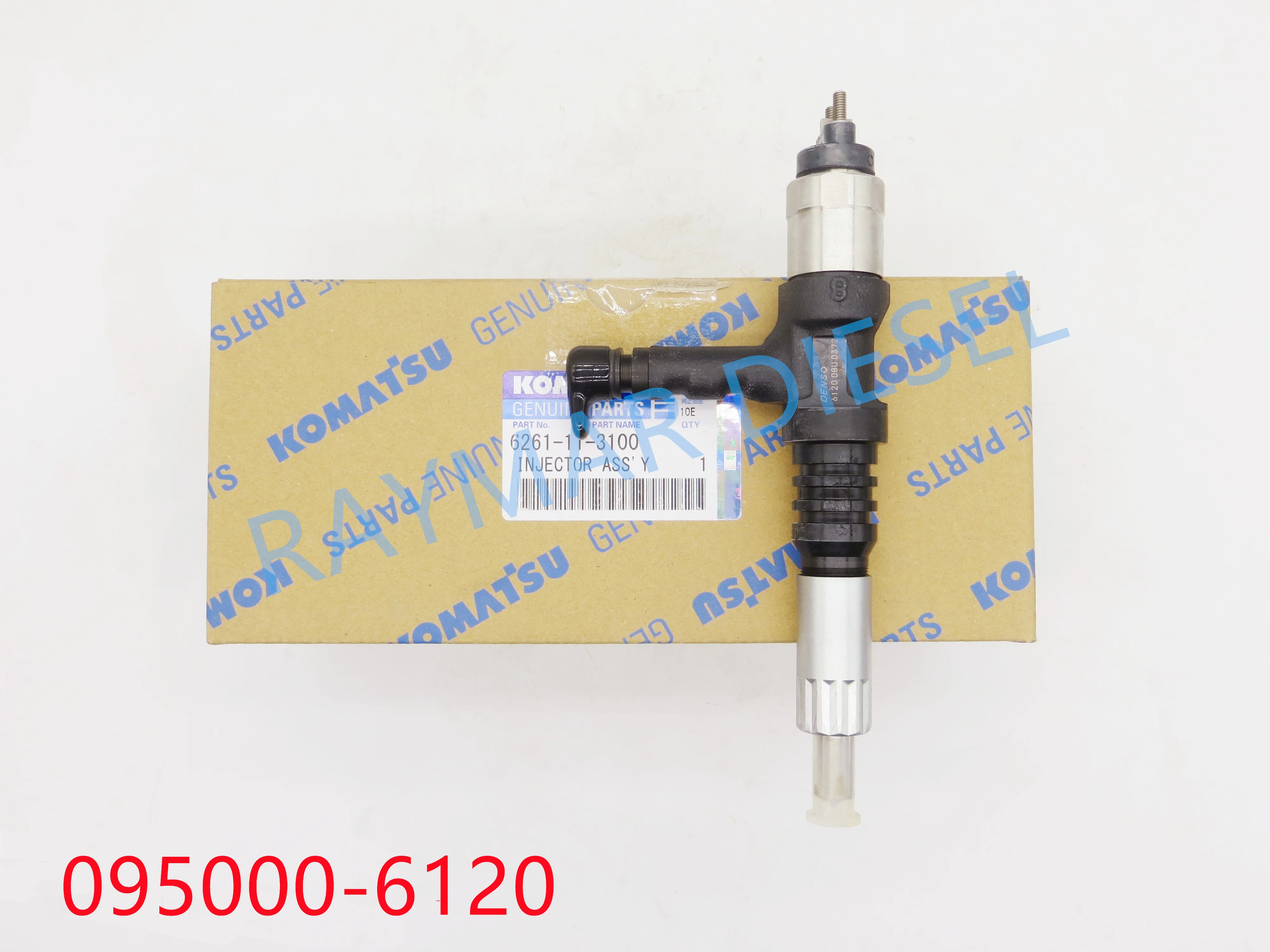 

Genuine Diesel Brand Diesel Common Rail Fuel Injector 095000-6120, 6261-11-3100