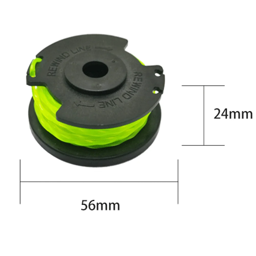 

RAC143 Spool Line Trimmer Spool Cover Green RY40210A Rope Φ2.0mm 522994001 AC14HCA Cordless 24V Edger Equipment
