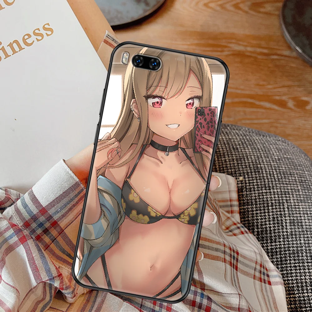 My Dress-Up Darling Anime Phone Case For Xiaomi Mi Note 8 9 10 11 9T 10T A3 Lite Pro Ultra black 3D hoesjes trend bumper fashion |