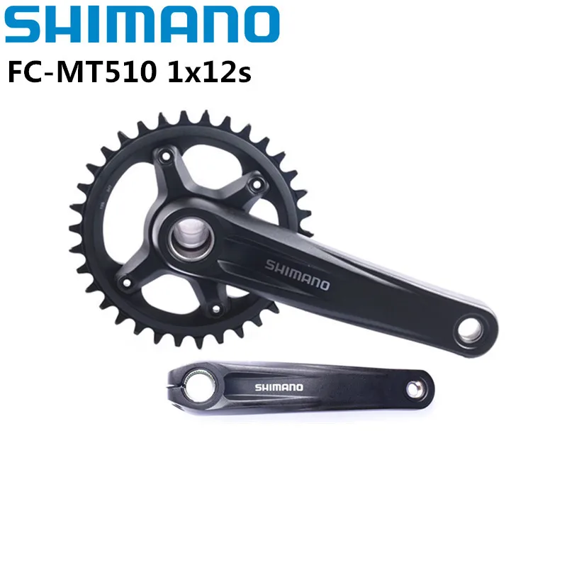 Shimano MT510 Deore M6100 Series Crankset 170/175mm 34T 1x12 Speed With Bottom Bracket BB52 For Mountain Bike Bicycle Crank
