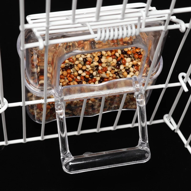 2 шт. кормушка для попугаев большая емкость миска воды прозрачная корто птиц