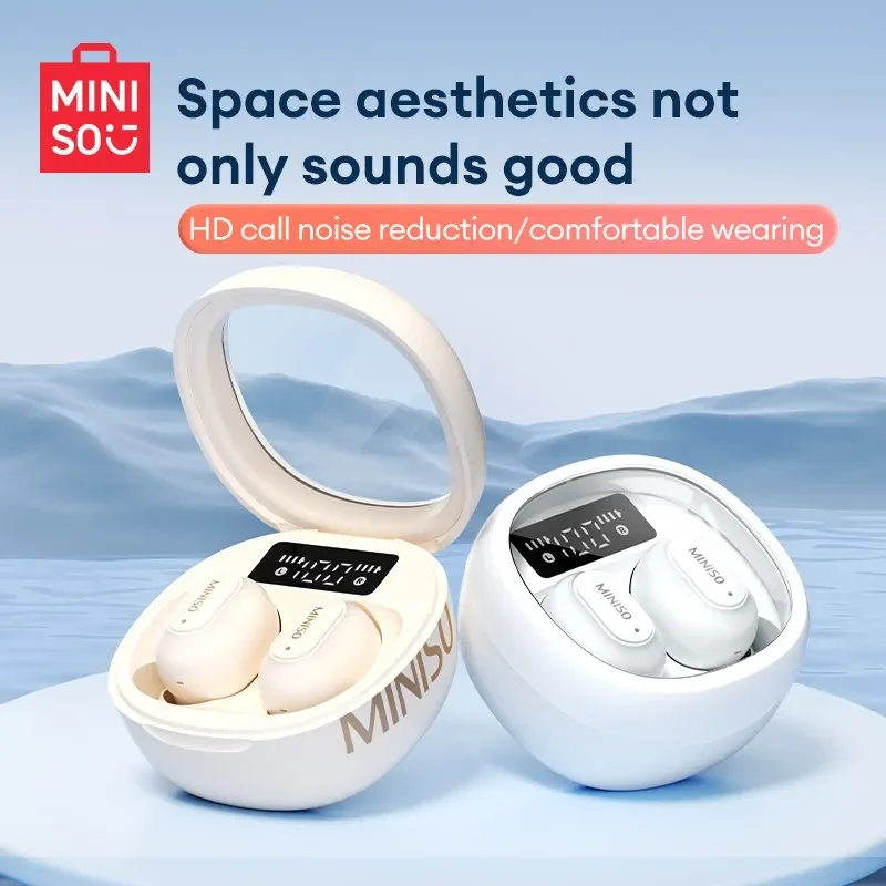 TWS-наушники MINISO MCT10 с поддержкой Bluetooth 5 0 и цифровым дисплеем
