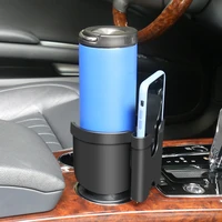multifunctional adjustable car cup holder expander adapter base tray car drink cup bottle holder auto car stand organizer