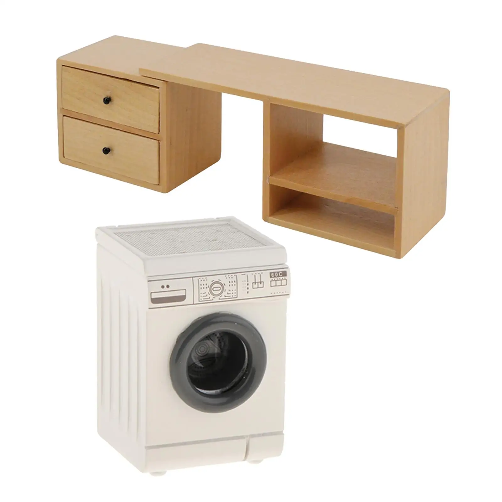 

Имитация мебели для кукольного домика 1:6 1:12 для шкафа и стиральной машины